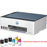 IMPRIMANTE HP SMART TANK 585 COULEUR 3EN1 / WIFI + 6 BOUTEILLES D'ENCRE HP
