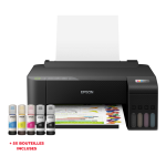 IMPRIMANTE MONOFONCTION À RÉSERVOIR INTÉGRÉ EPSON ECOTANK L1250 / WIFI / NOIR
