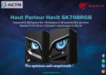 HAUT PARLEUR HAVIT SK708 USB RGB NOIR – Image 3