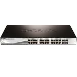 Switch D-Link DGS-1210-28P 24 Ports PoE 10/100/1000 Mbps + 4 ports SFP - Noir(DGS-1210-28P)