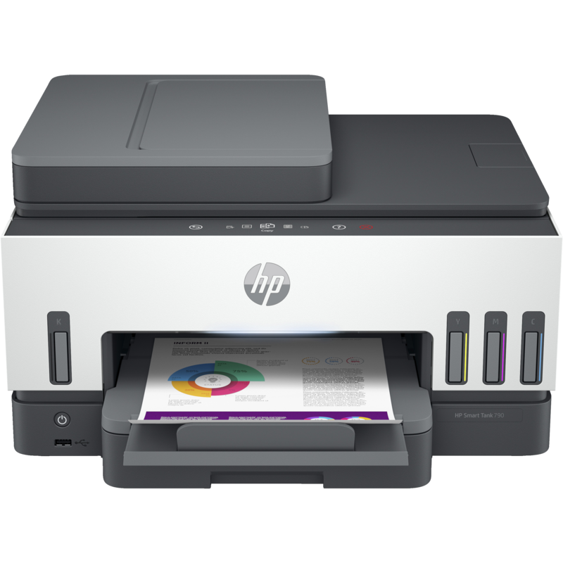 imprimante-multifonction-hp-smart-tank-790-couleur-a4-wi-fi-avec-4-bouteilles-d-encre Imprimante Multifonction HP SMART TANK 790 / Couleur / A4 / Wi-Fi Avec 4 BOUTEILLES D'encre – Image 1