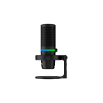 Microphone DuoCast HyperX / RGB Lighting / Noir