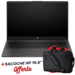 Pc Portable HP 255 G10 / Ryzen 5 7530U / 12Go / 1T SSD / Noir Avec Sacoche HP 15.6" Offerte